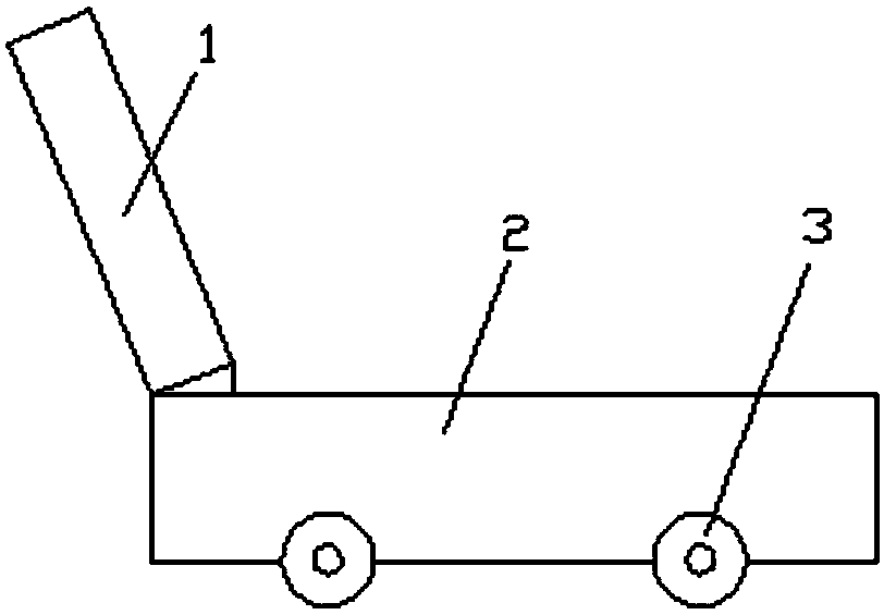Automatic speed regulation trolley used for workshop