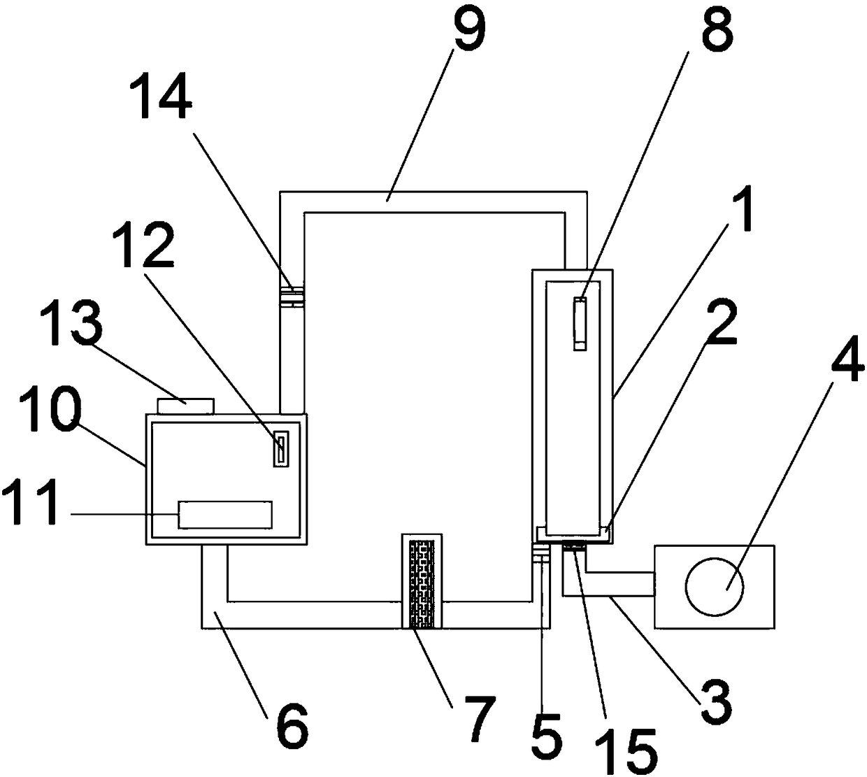 Cleaning device for heating type ceramic film