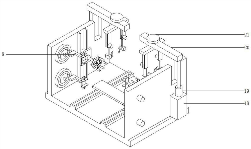 Hydraulic box girder inner mold disassembling and assembling trolley
