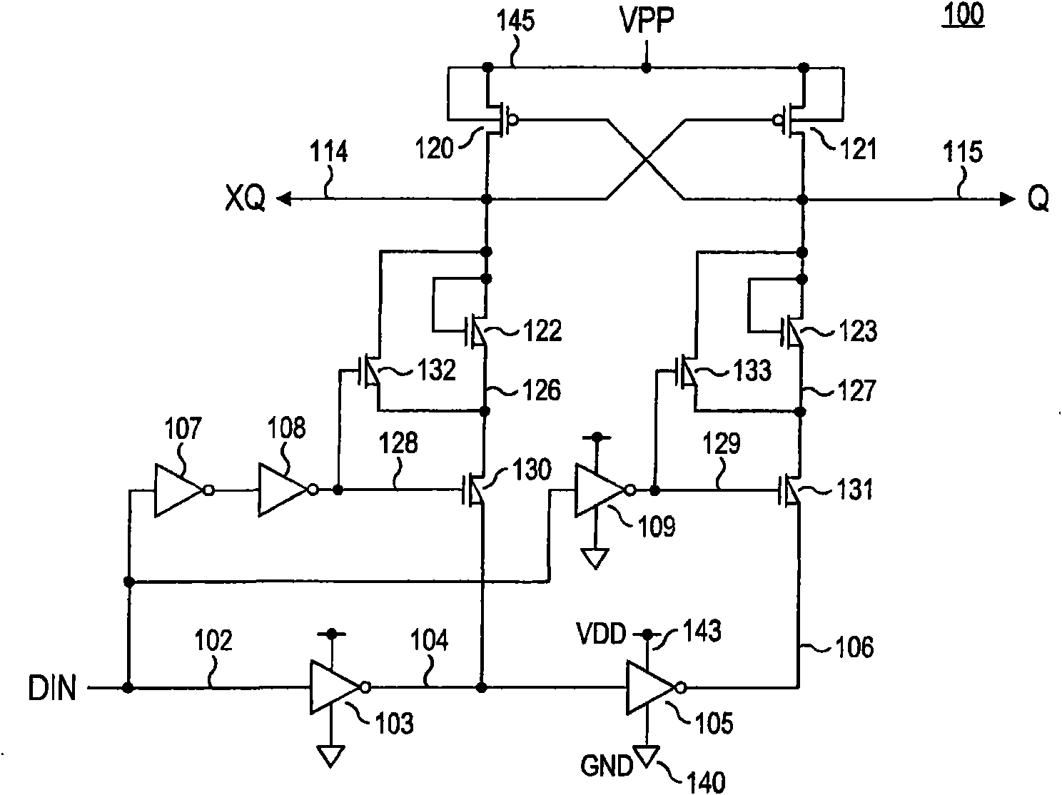 Level shifter circuit incorporating transistor snap-back protection