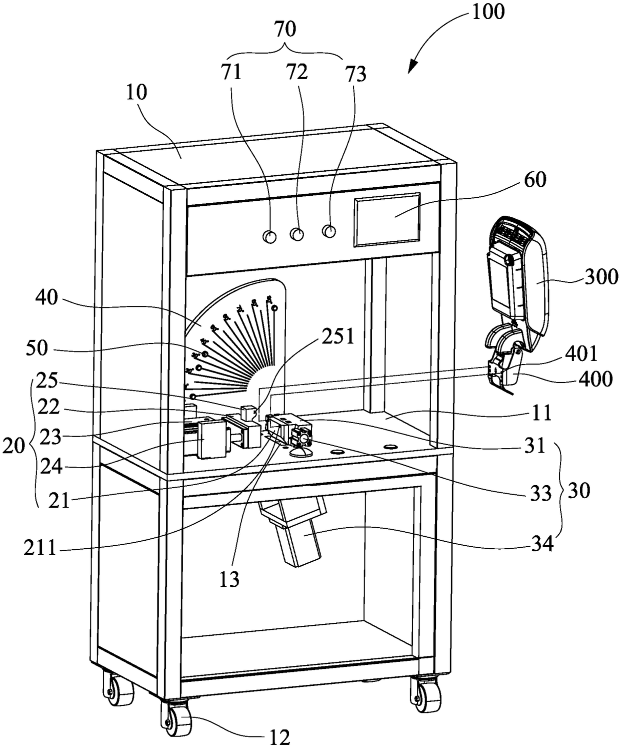 An intelligent adjustment device and adjustment method for torsion spring torque