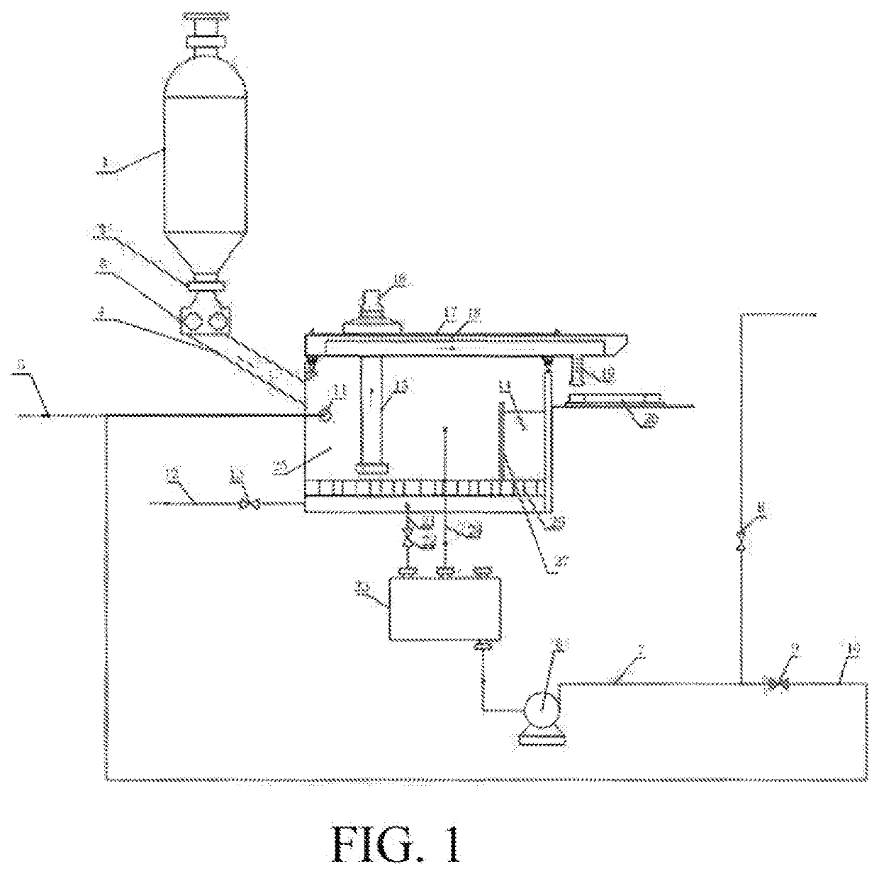 Automatic dehydration, extraction and transportation apparatus for petroleum coke