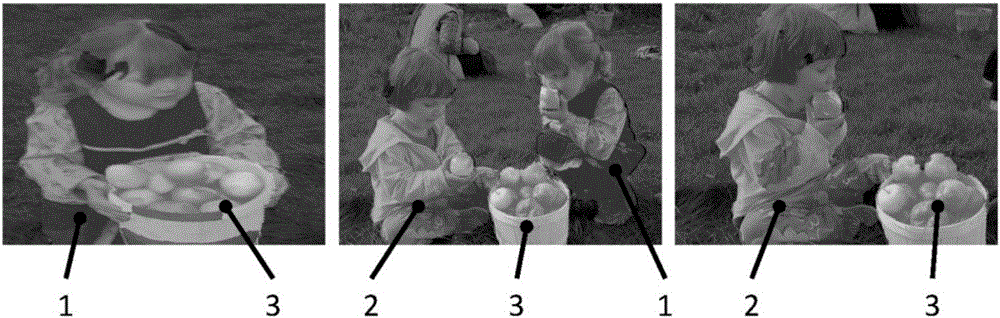 Multi-target image joint segmentation method based on multi-tag multi-sample learning