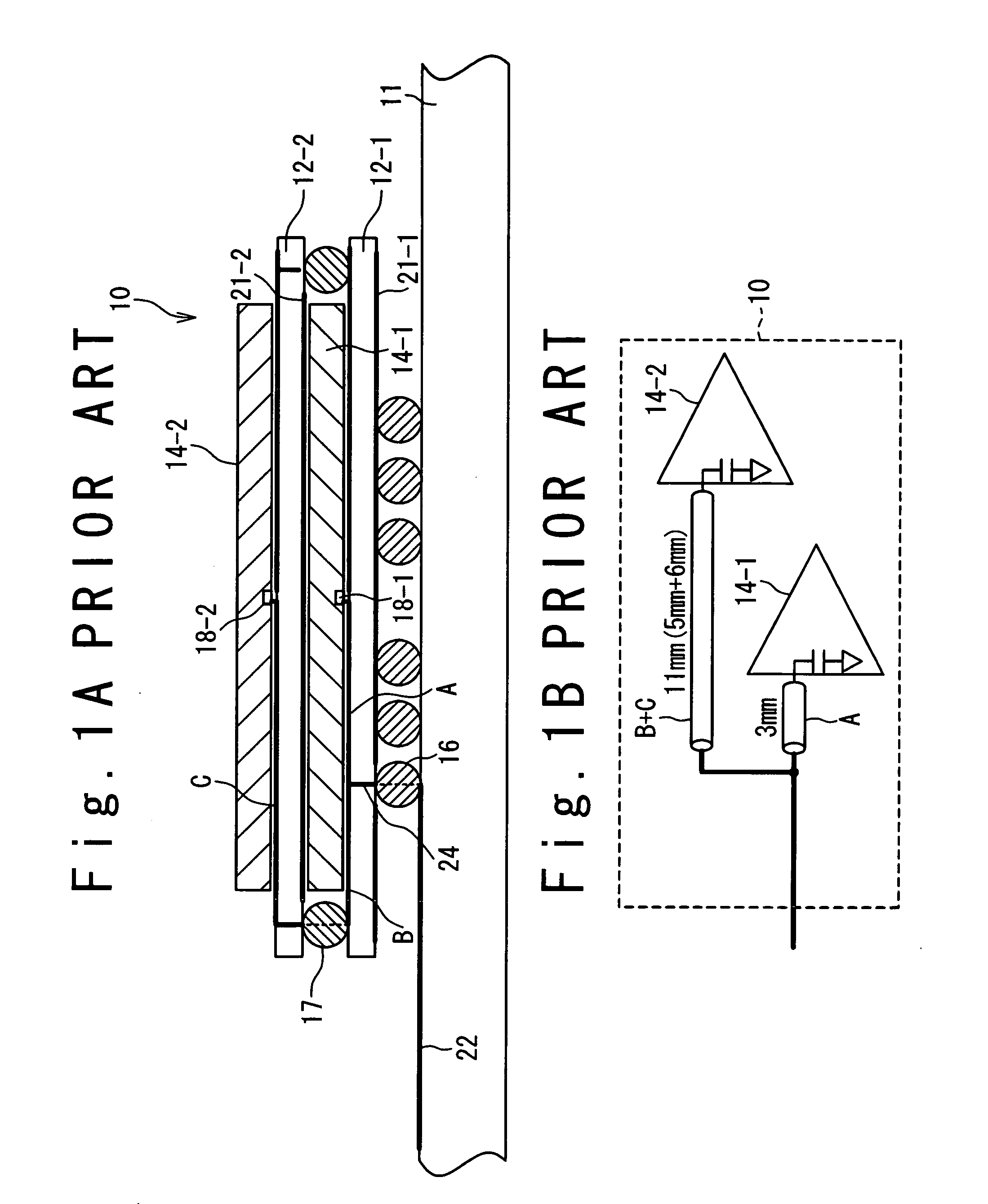 Stacked semiconductor device and semiconductor memory module