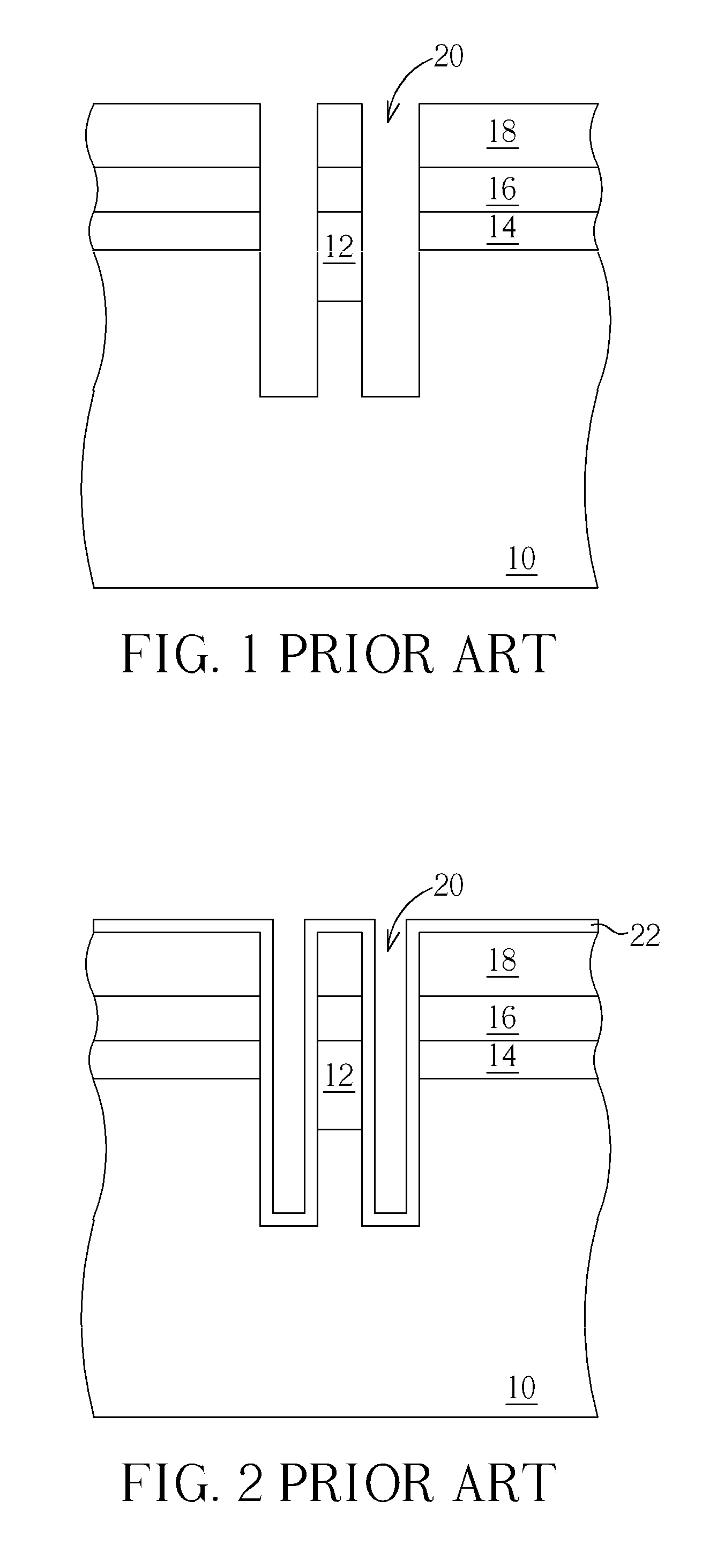 Structure of trench capacitor and method for manufacturing the same
