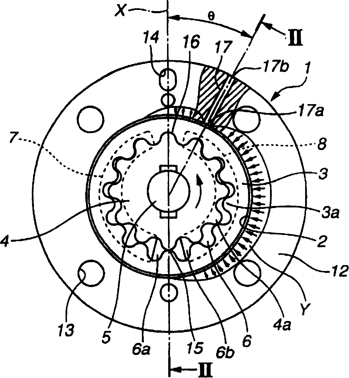 Trochoid pump