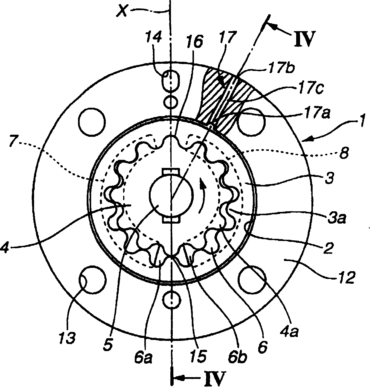 Trochoid pump