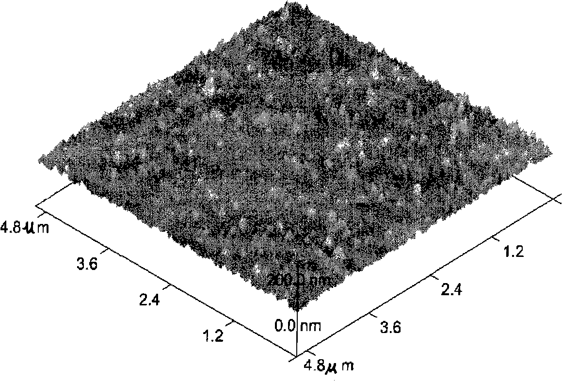 Method for preparing titanium dioxide crystalline state film at low-temperature