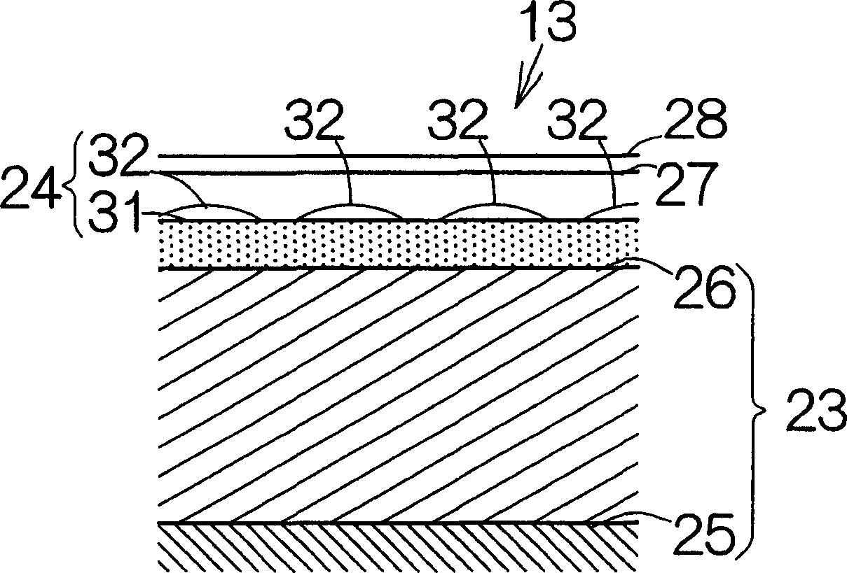 Polycrystalline structure and its production method