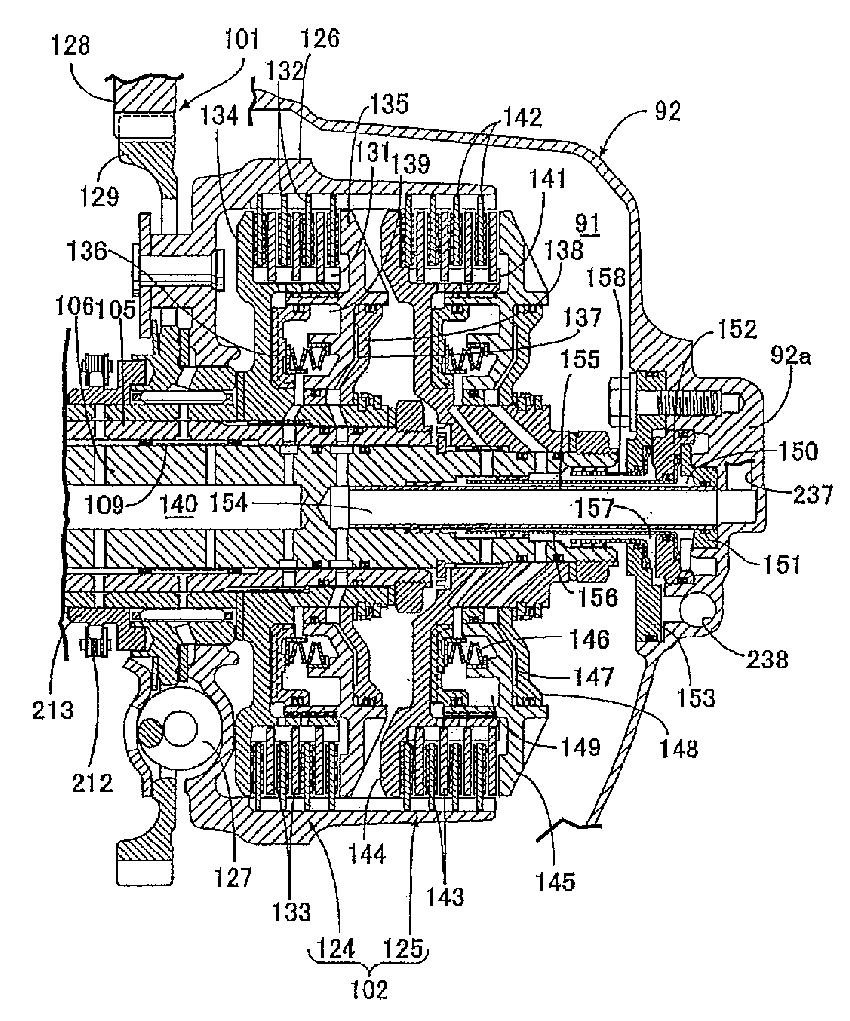 Structure for disposing clutch control apparatus in power unit for saddle-ride type vehicle