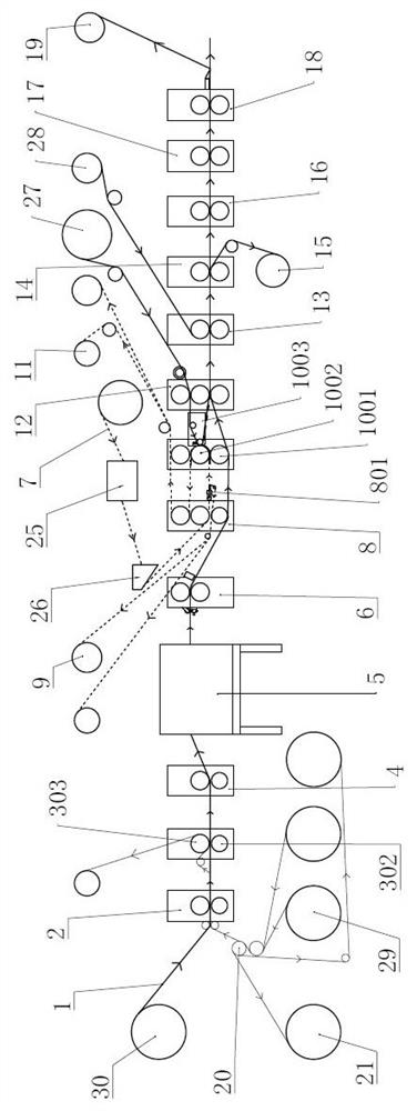 A kind of production process of electrode sheet