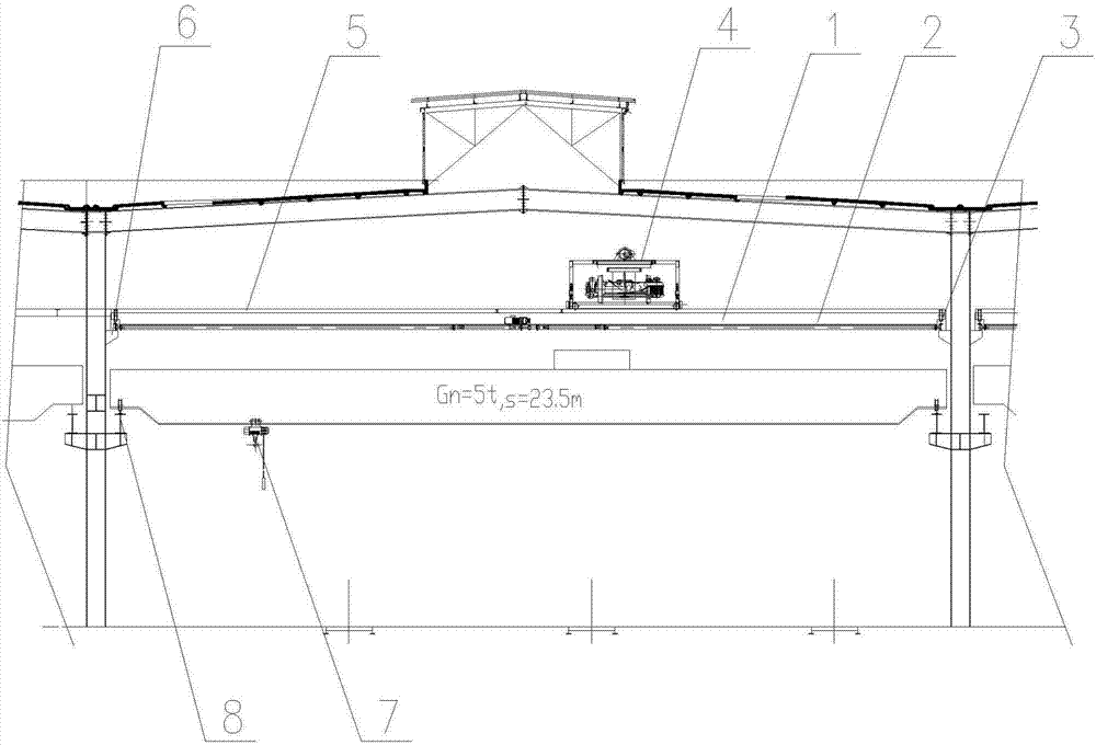 Conveying device used for railway vehicle maintenance and production