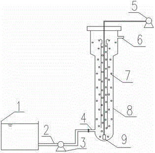 A kind of embedding particle and method for removing estradiol in domestic sewage by using the embedding particle