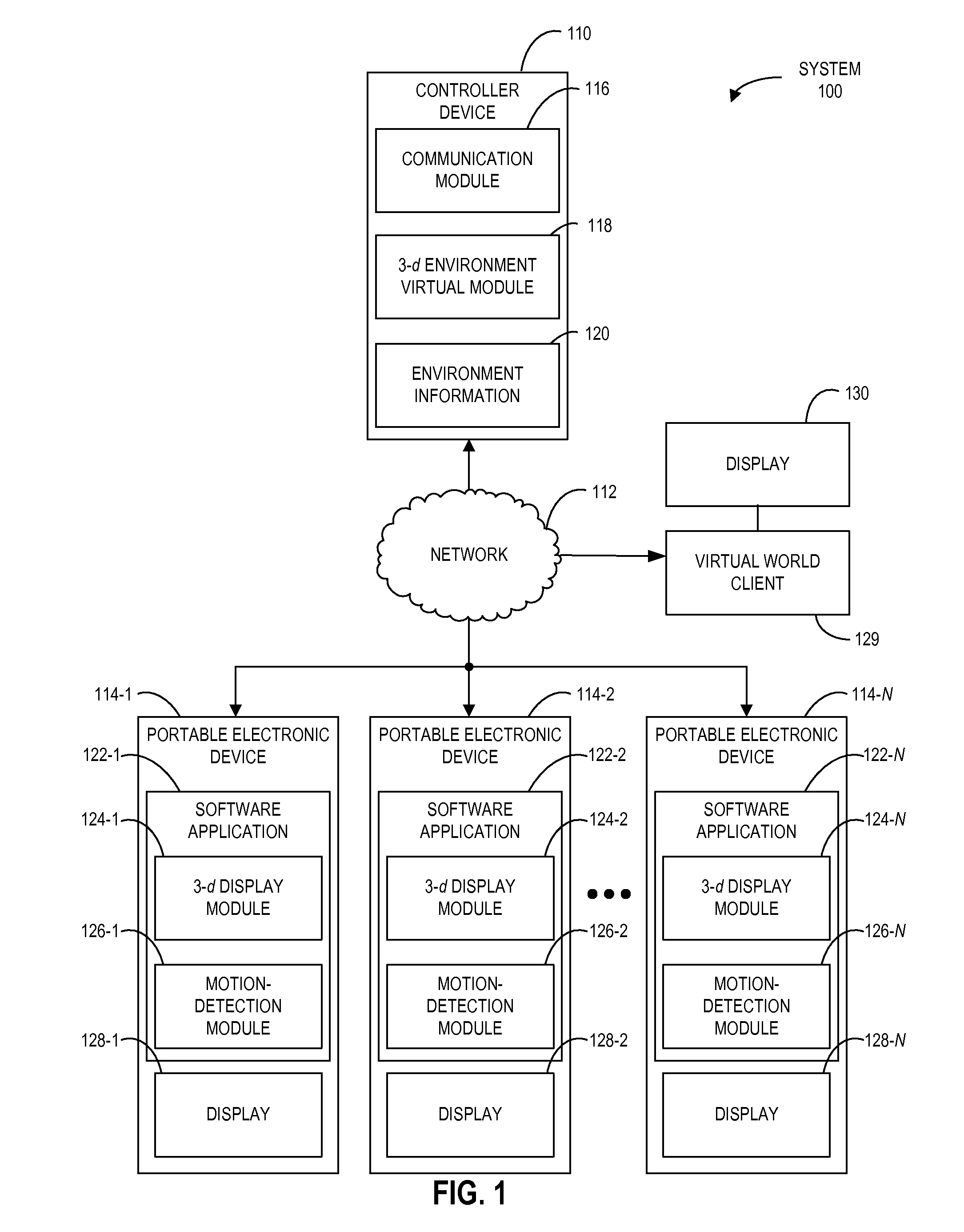 System for interacting with objects in a virtual environment