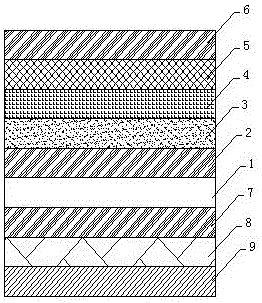 Combination switchable glass composite window and preparation method thereof