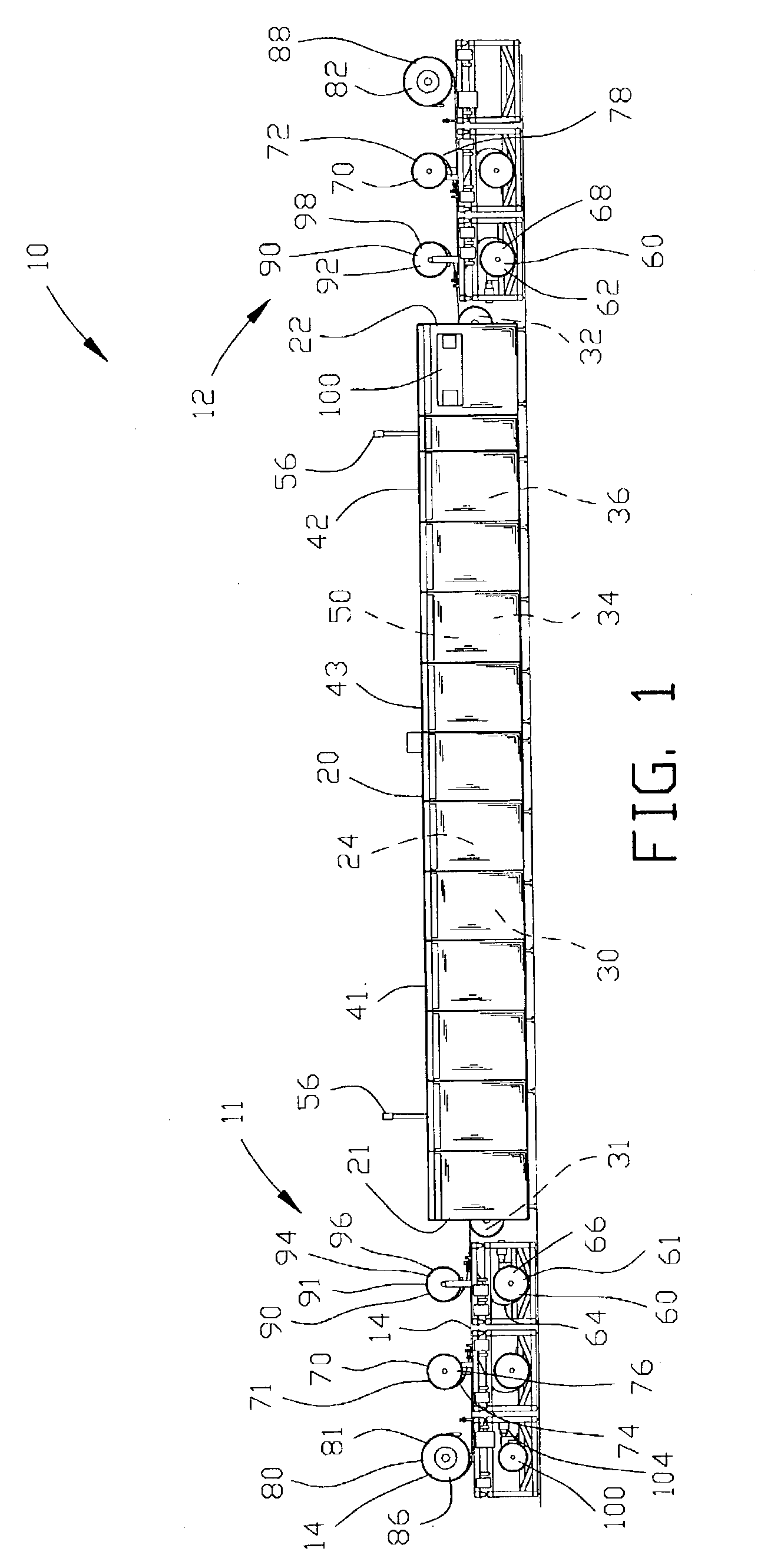 Apparatus and method of continuous sintering a web material