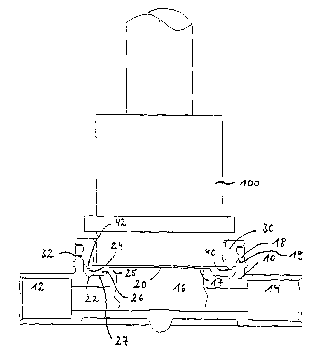 Membrane unit, housing of a pressure measuring unit and pressure measuring unit