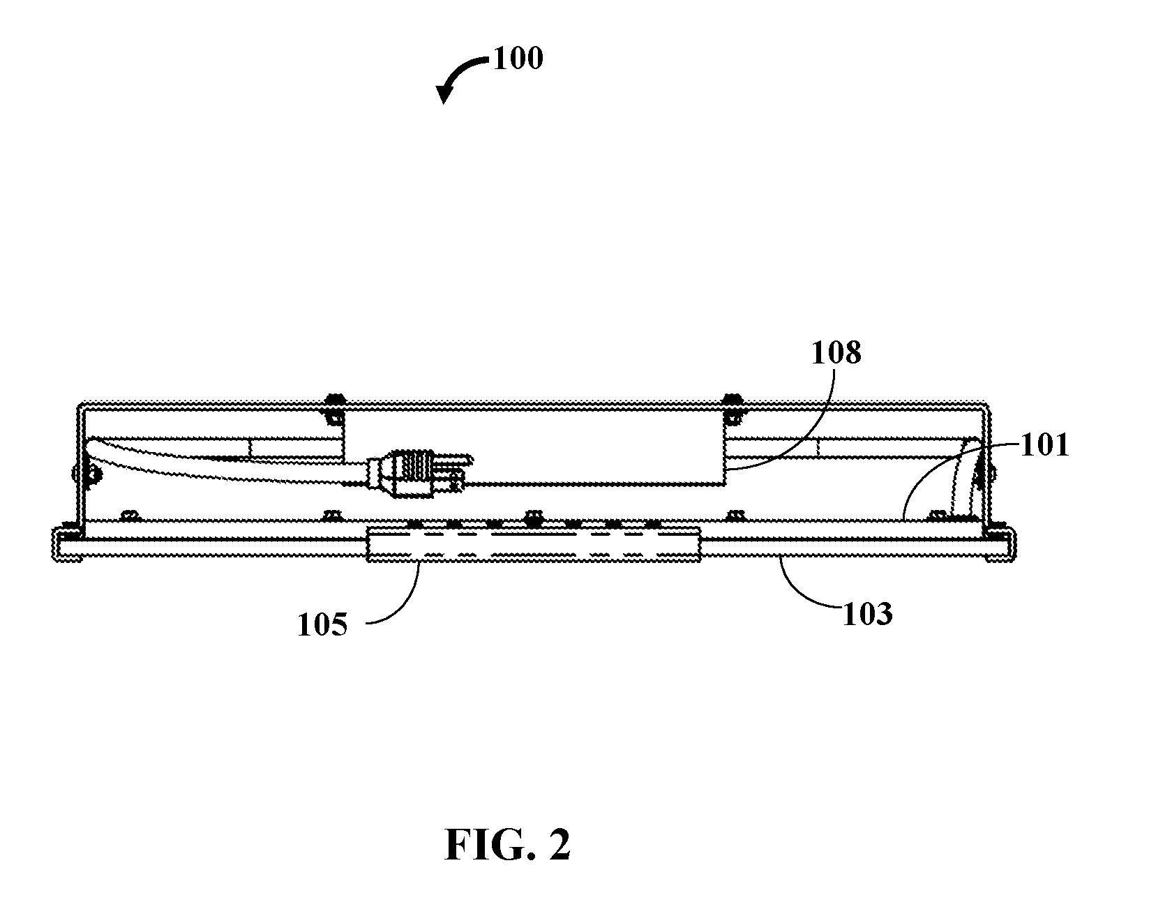 Wavelength emitting electronic device