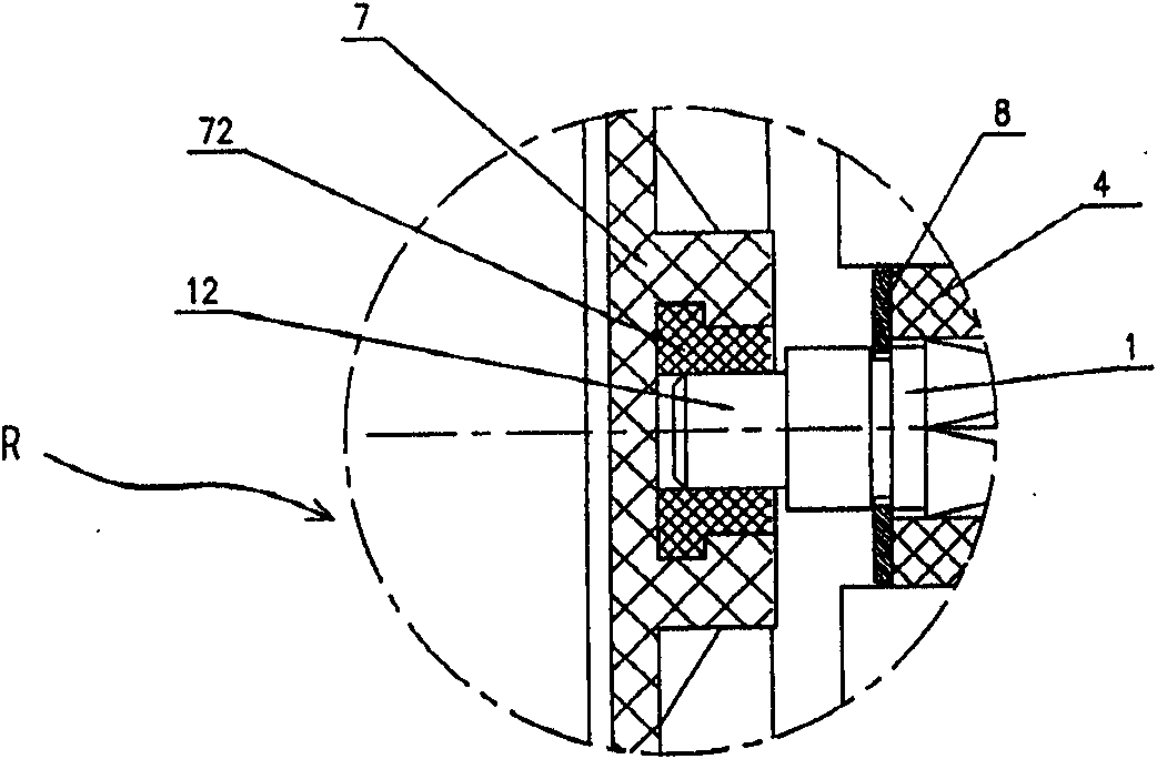 Back-falling type rope pull starter