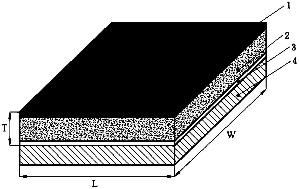 A kind of ferrite sheet and preparation method thereof