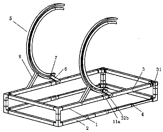 Space foldable mechanism and foldable vehicle