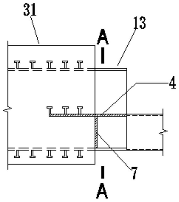 Truss body and concrete structure connecting joint, truss and method