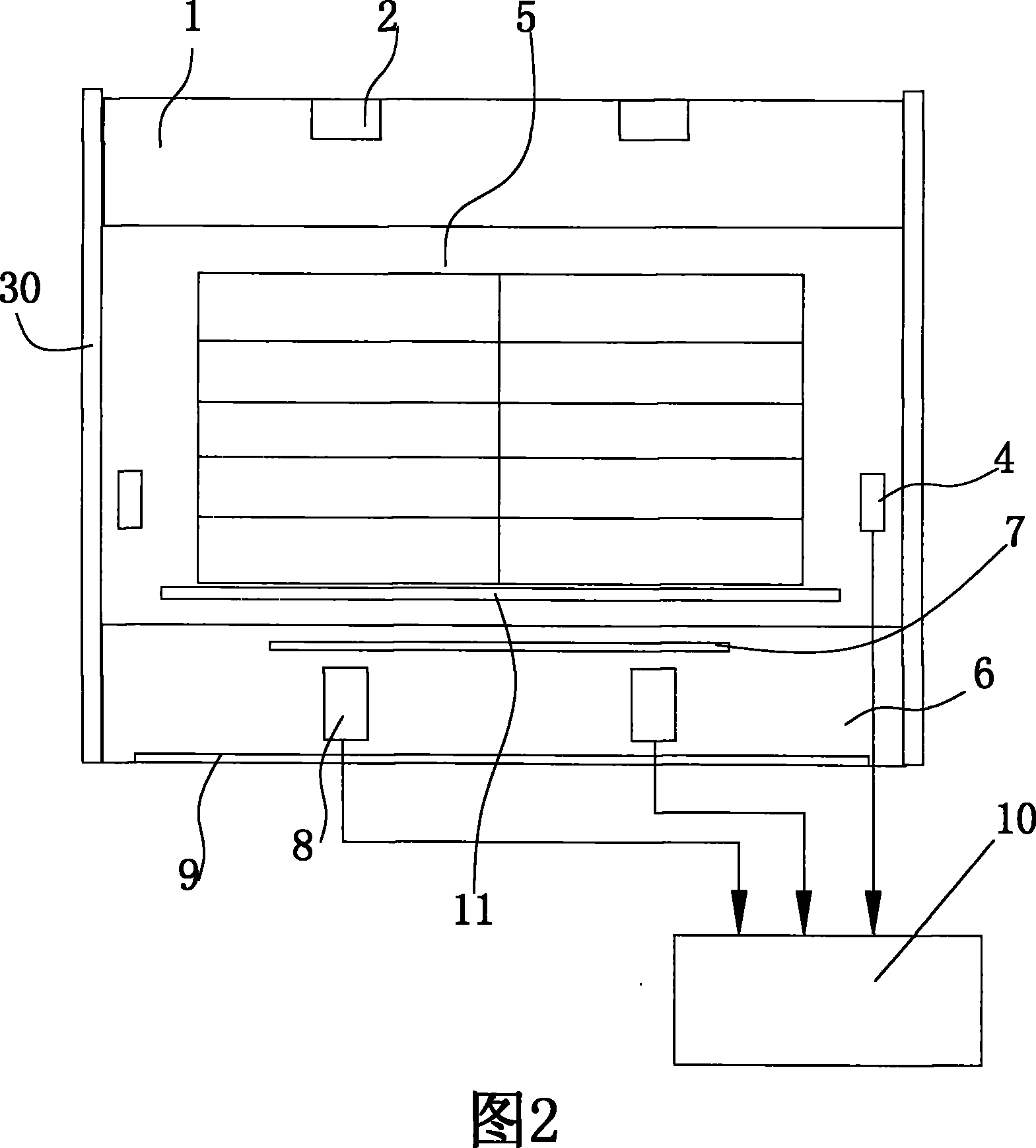 Completed product packaging box short piece detecting apparatus and detecting method