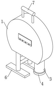 Oil-water interface instrument with storage mechanism