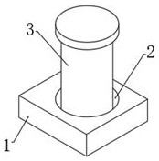 Oil-water interface instrument with storage mechanism