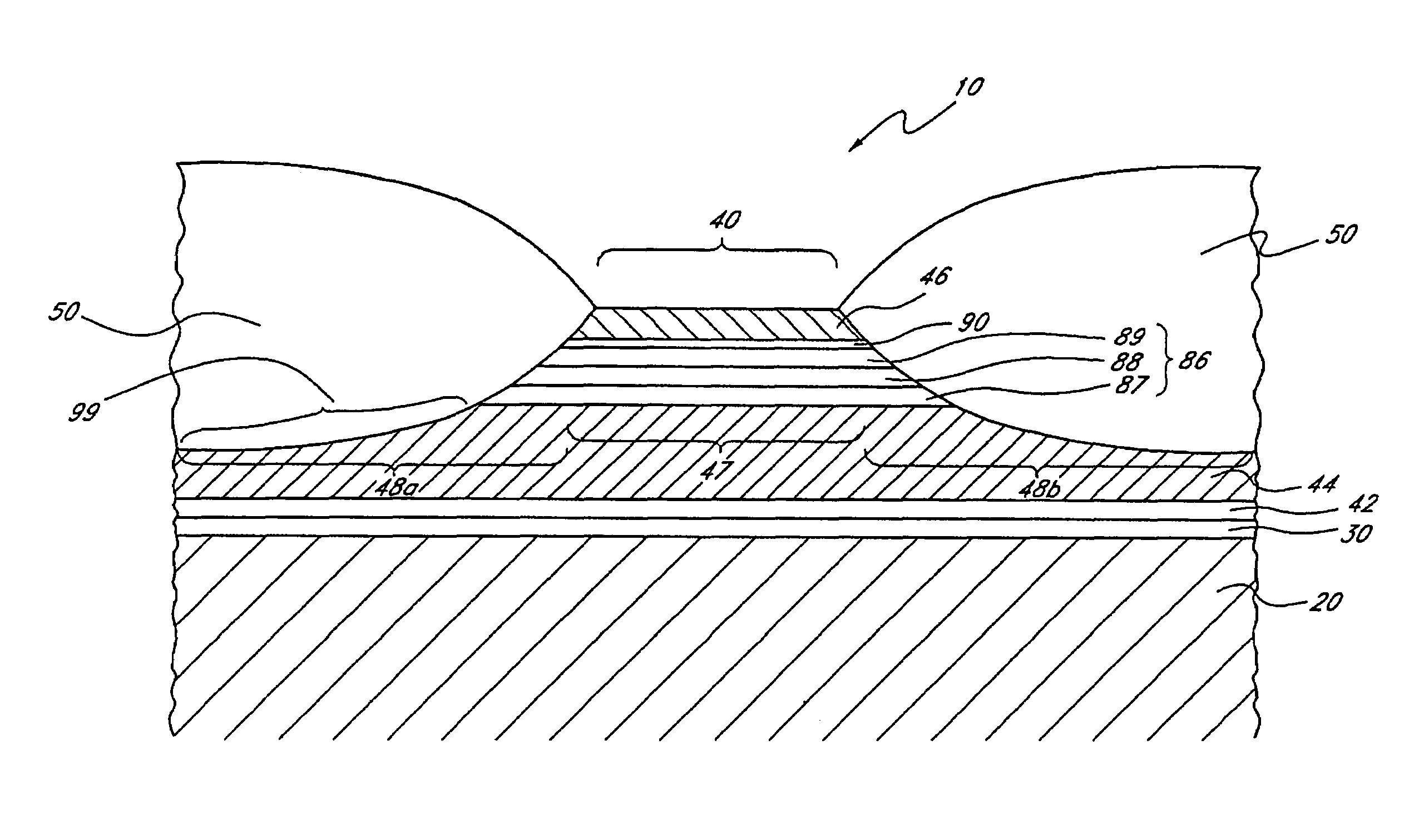 Magnetoresistive read sensor with reduced effective shield-to-shield spacing
