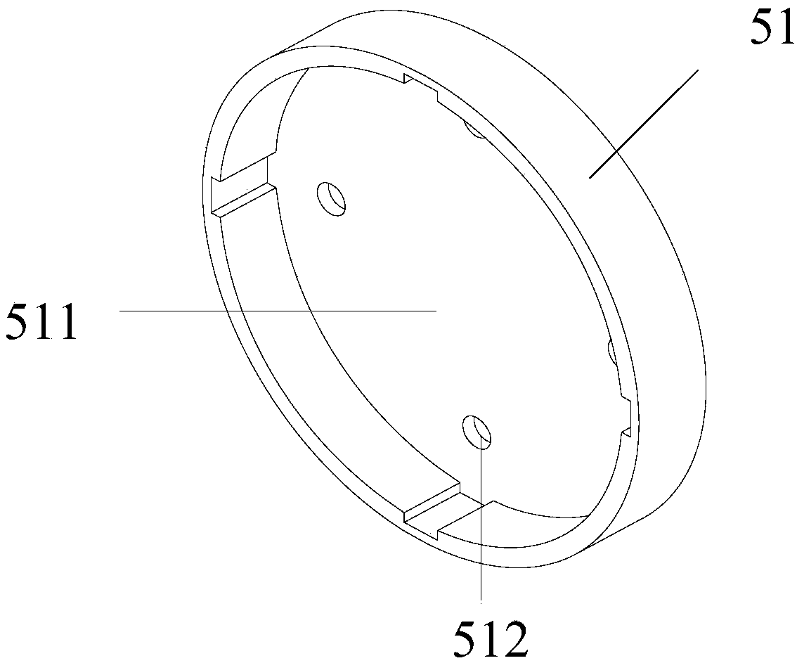 Optical fiber point type temperature vibration sensing device and system