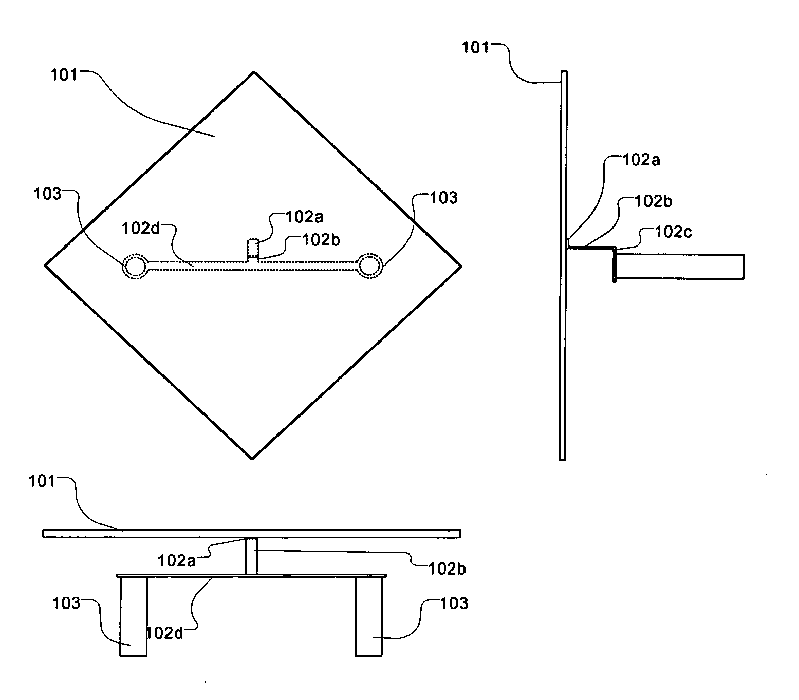 Hinge for micro-mirror devices