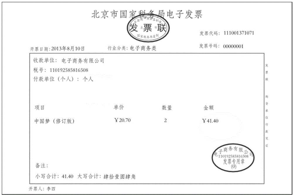 PNG electronic invoice image watermark embedding and authentication method based on block sorting