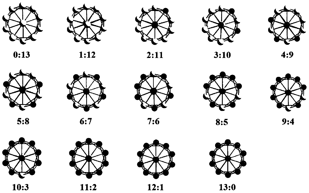 A kind of fe based on improved bhmc algorithm  <sub>n</sub> pt  <sub>m</sub> Alloy cluster structure optimization method