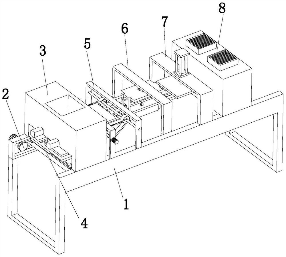 Automatic supporting plate device for furs