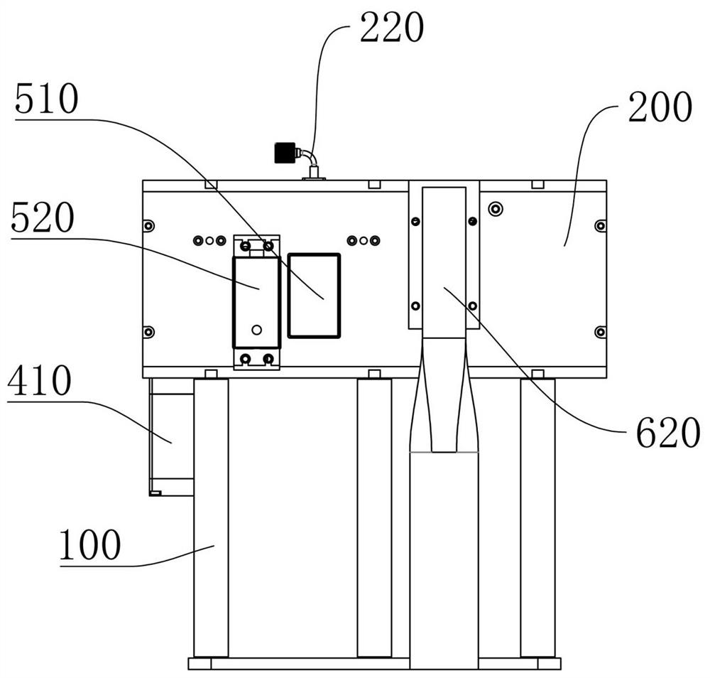 A kind of reading device of chemiluminescence immunoassay analyzer