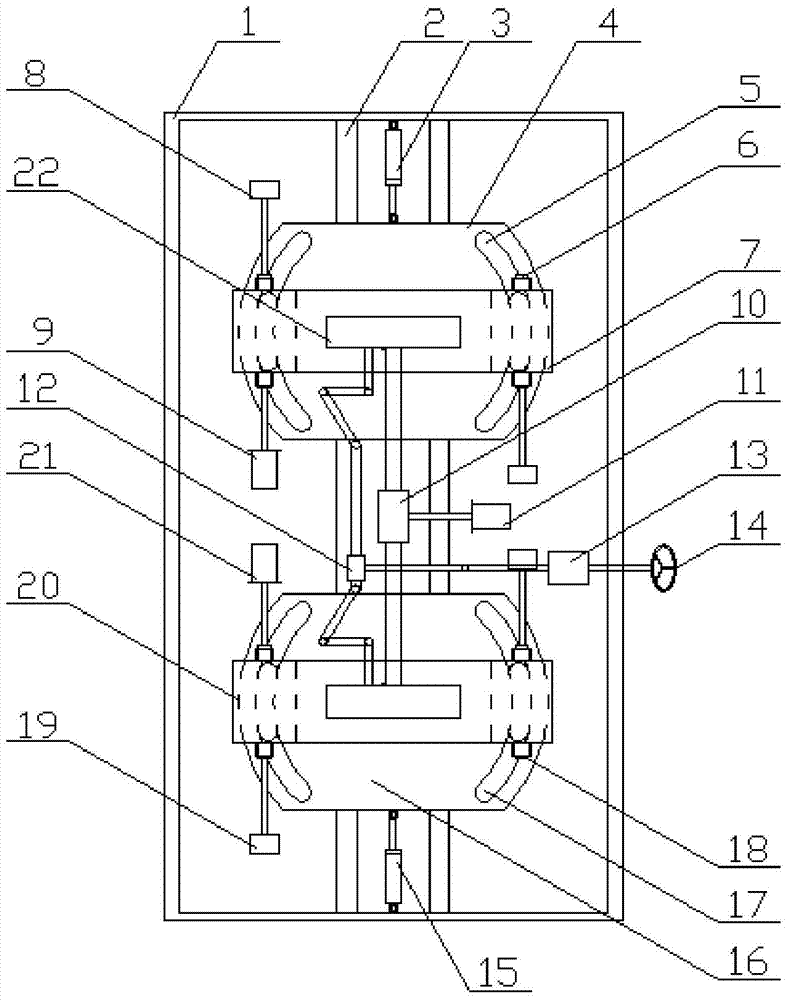 Automobile power steering system development and performance detection platform