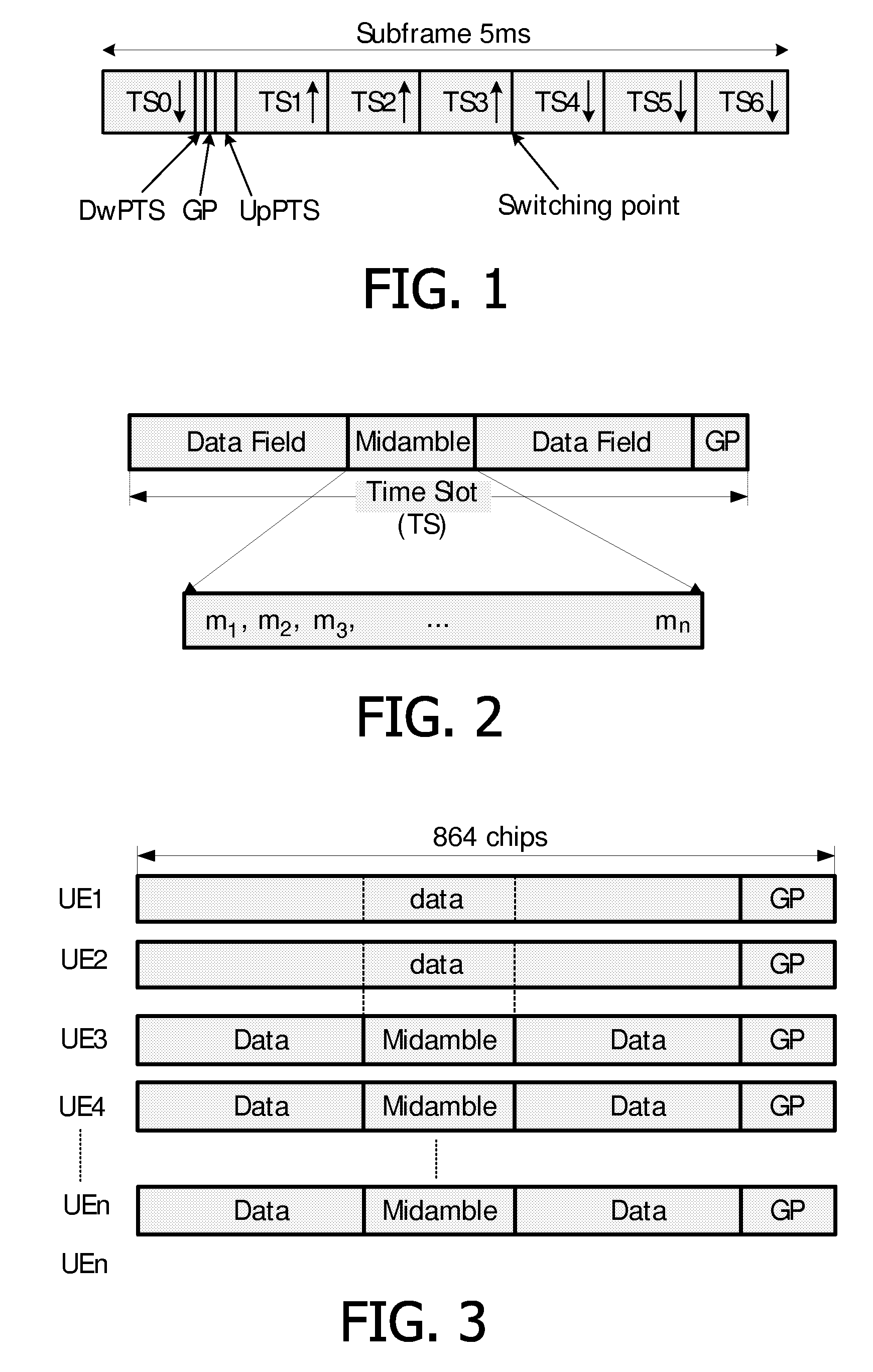 Method and Apparatus Using Varying Length Training Sequences in Radio Communication