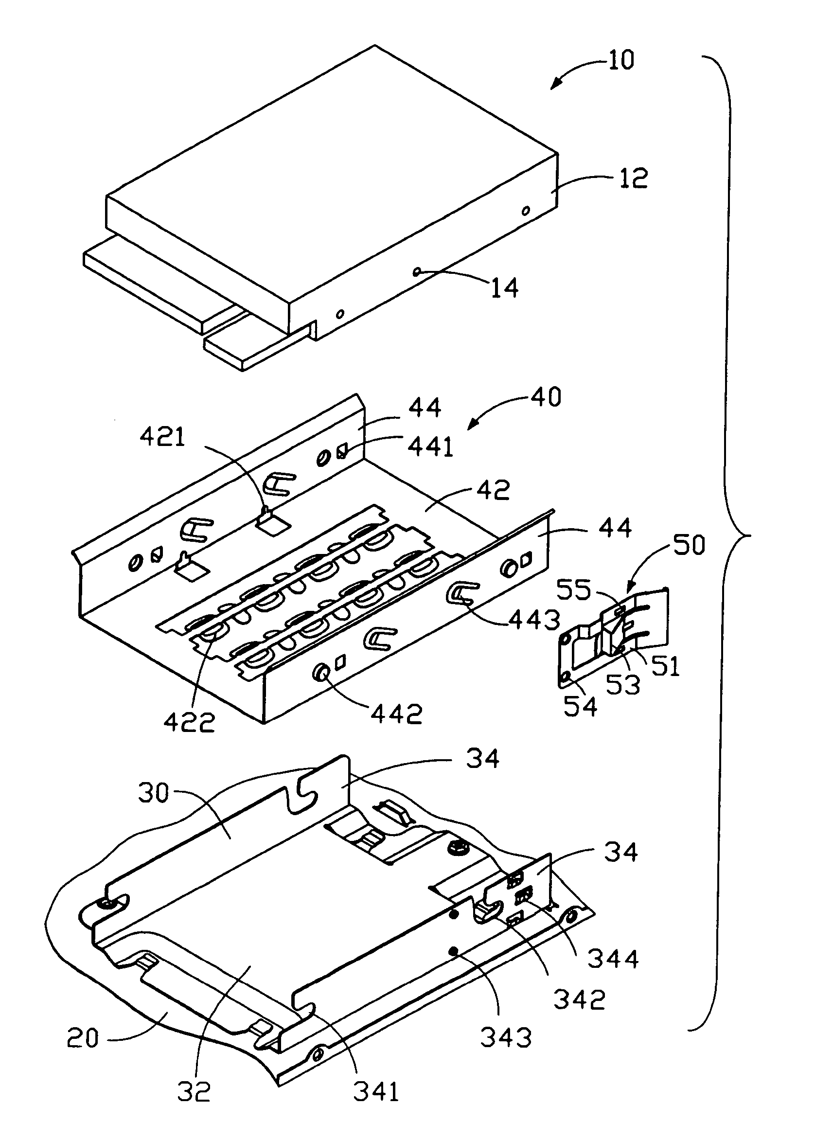 Mounting apparatus for data storage device