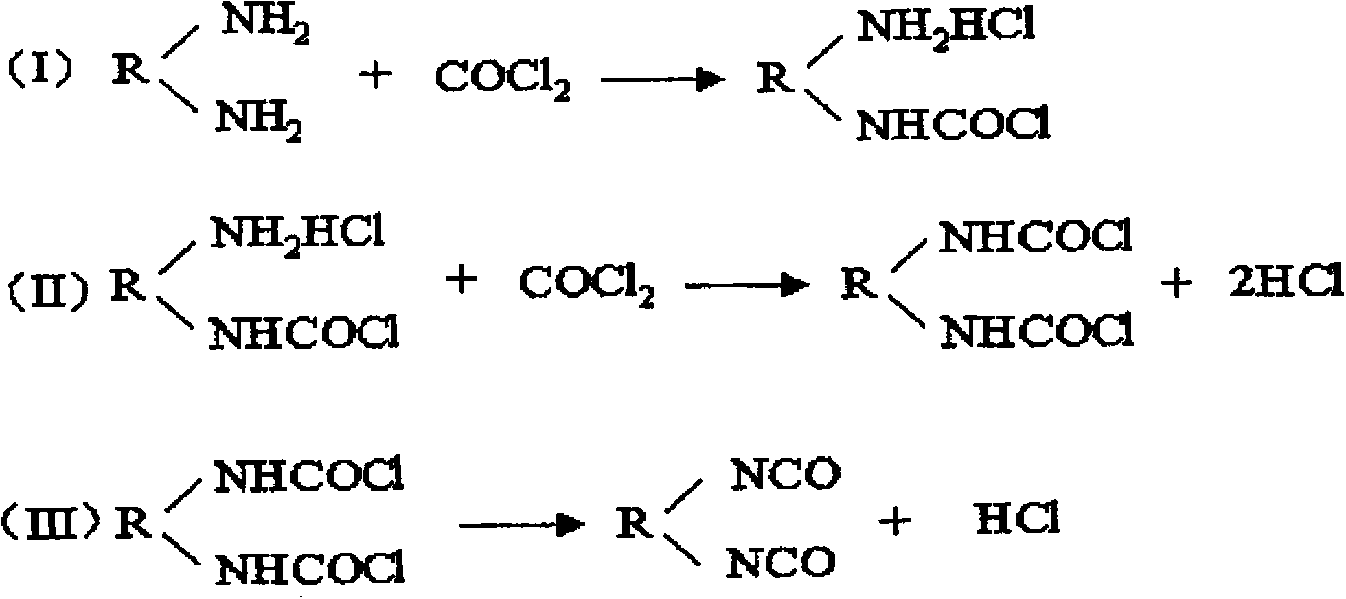 Photochemical kettle for refluxing phosgene at bottom and method for preparing hexamethylene diisocyanate