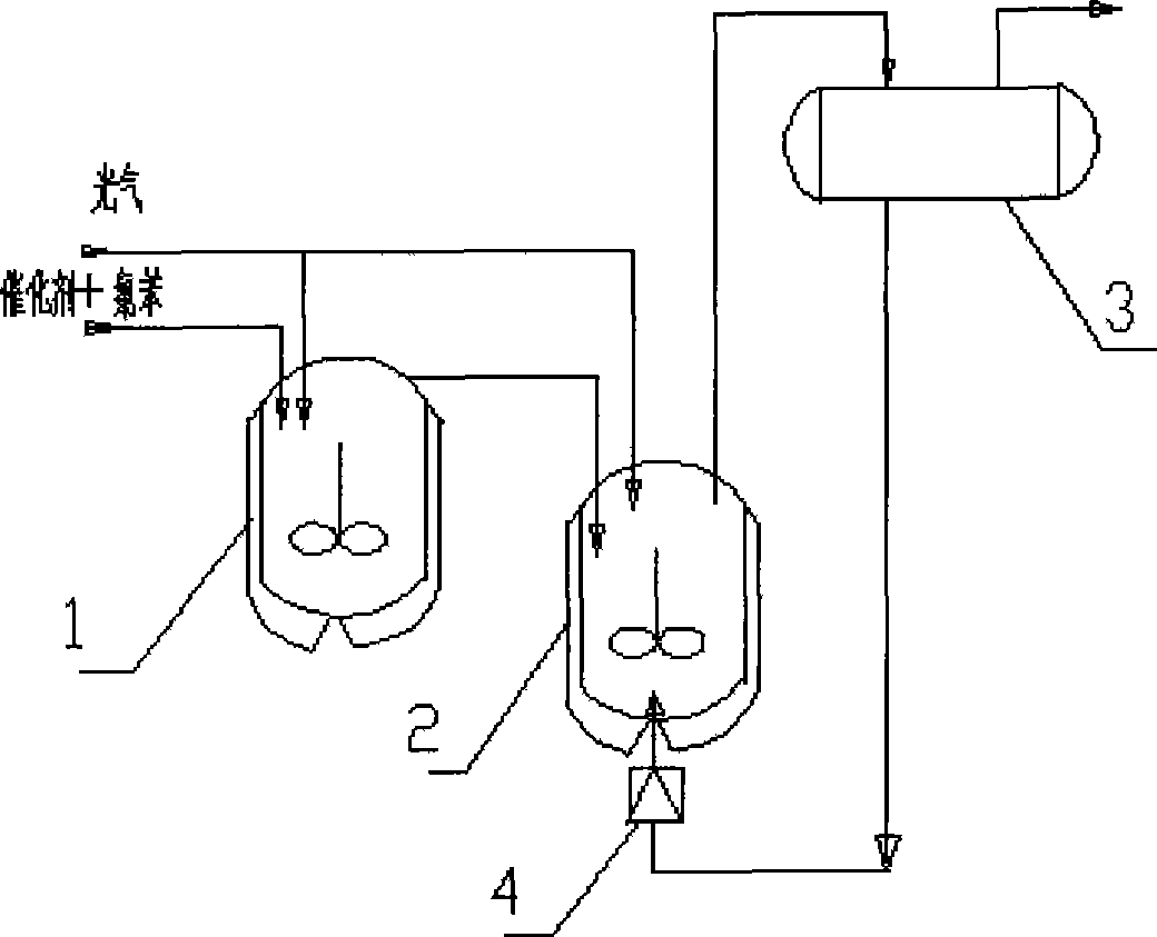 Photochemical kettle for refluxing phosgene at bottom and method for preparing hexamethylene diisocyanate