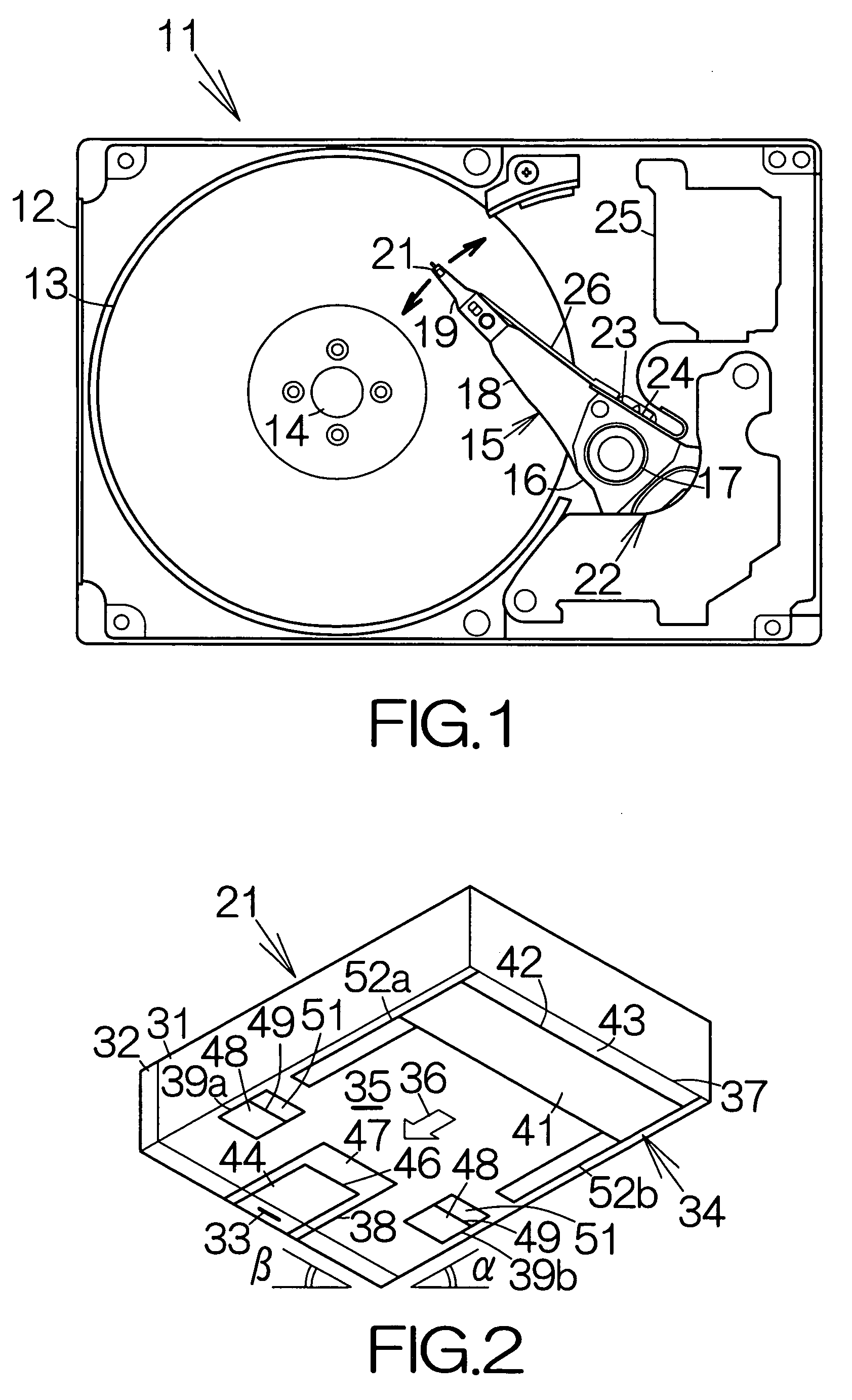 Head slider having protruding head element and apparatus for determining protrusion amount of head element