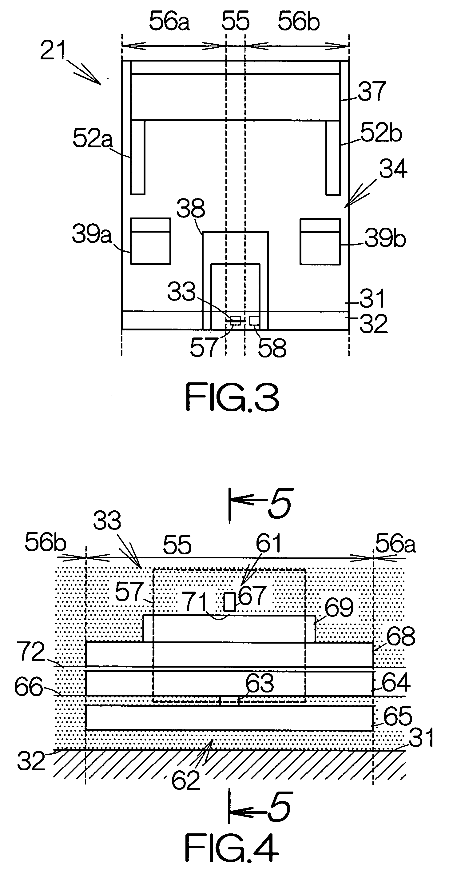 Head slider having protruding head element and apparatus for determining protrusion amount of head element