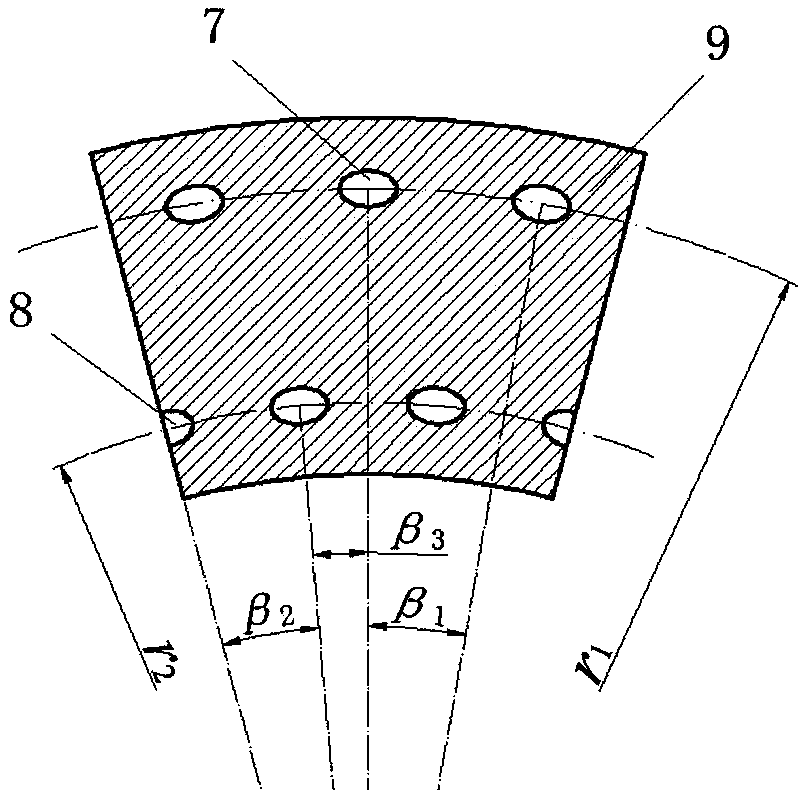 Double-row nozzle structure for cold air prerotation