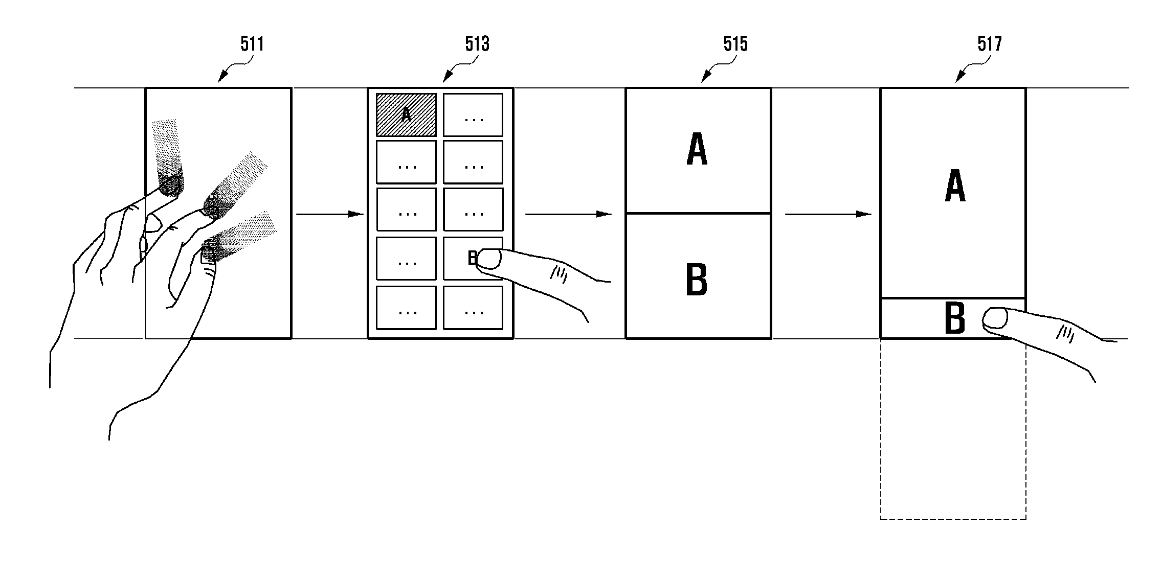 Apparatus and method for controlling split view in portable device