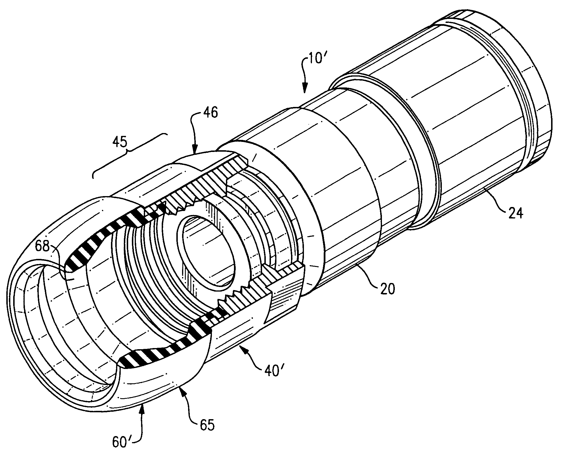 Nut seal assembly for coaxial cable system components
