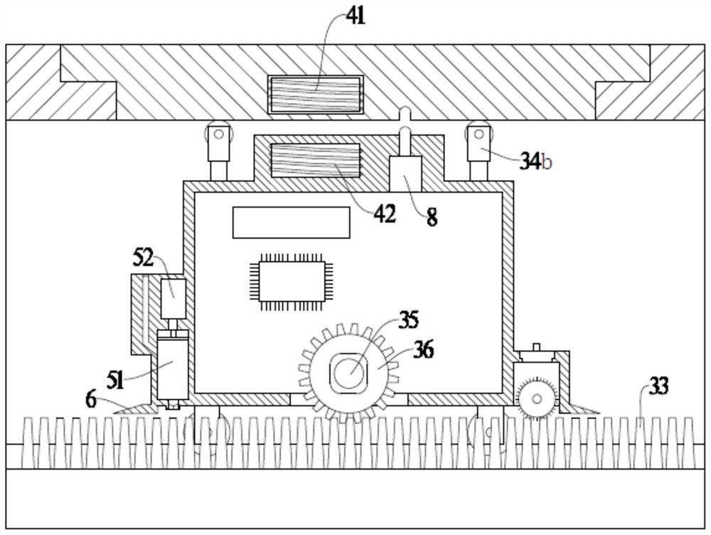 Mobile remote monitoring and diagnosis robot used on sickbed guardrail