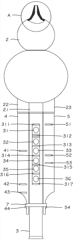 Gourd flute easy to learn and use