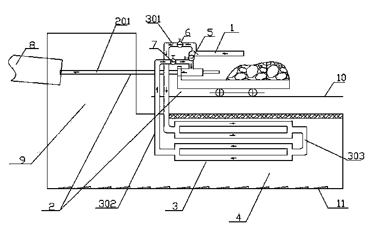 Method and device for supplying primary air for kiln head of cement kiln