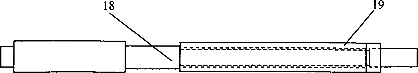 Twin shaft flexible roll-bending machine based on control of feeding force